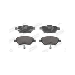 Bromsbeläggsats, Framaxel, opel corsa d, corsa d skåp/halvkombi, vauxhall adam, corsa mk iii, 1605153, 1605226, 1605258, 160535