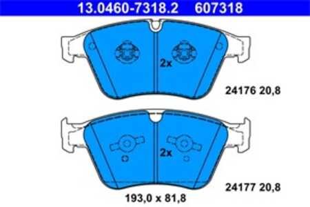 Bromsbeläggsats, Framaxel, mercedes-benz m-klass [w164], r-klass [w251, v251], 164 420 09 20, 164 420 23 20, A 164 420 09 20, A