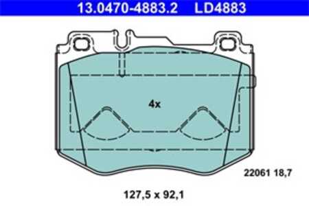 Bromsbeläggsats, Framaxel, mercedes-benz, 000 420 80 00, 000 420 81 00, 008 420 18 20, 008 420 19 20, A 000 420 80 00, A 000 42