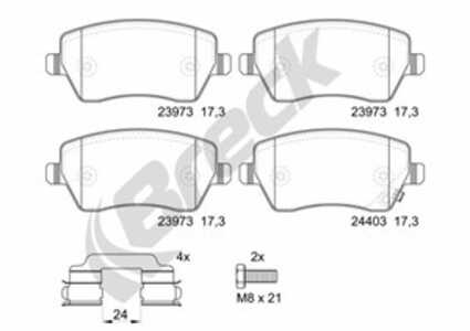 Bromsbeläggsats, Framaxel, dacia,lada,nissan,opel,suzuki,vauxhall, 41 06 040 76R, 41 06 047 75R, 41 06 084 81R, 41060-AX625, 41