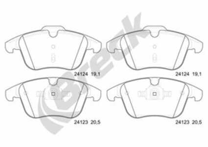 Bromsbeläggsats, Framaxel, ford,jaguar,land rover,volvo, 1379971, 1427386, 1432363, 1436498, 1437761, 1458247, 1566232, 1747043