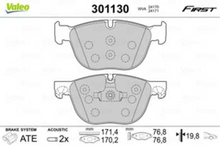 Bromsbeläggsats, Framaxel, bmw x4 [f26], x5 [e70, f15, f85], x6 [e71, e72, f16, f86], 34 11 2 413 068, 34 11 4 074 370, 34 11 6