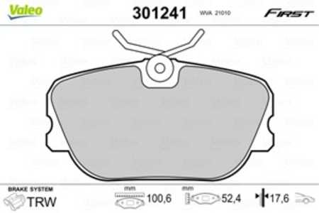 Bromsbeläggsats, Framaxel, mercedes-benz 190 [w201], 0004208920, 0004209120, 0014201020, 0014208120, 0014209620, 0024200220, 14