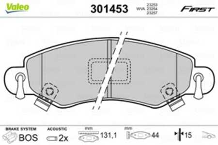 Bromsbeläggsats, Framaxel, opel,subaru,suzuki,vauxhall, 1605976, 4704578, 4706748, 4706835, 5581083E00, 55810-83E00, 5581084E01