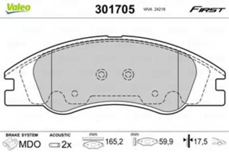 Bromsbeläggsats, Framaxel, kia cerato halvkombi i, cerato koup ii, cerato sedan i, cerato sedan ii, 581011MA00, 58101-1MA00, 58