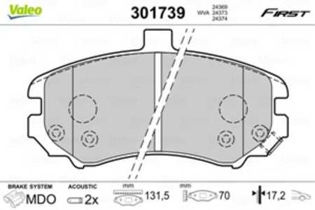 Bromsbeläggsats, Framaxel, hyundai elantra iii, elantra sedan iii, 581012DA50, 58101-2DA50