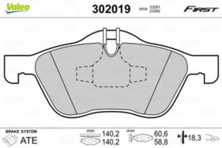 Bromsbeläggsats, Framaxel, mini mini, mini cabriolet, 34 11 1 503 076, 34 11 6 761 287, 34 11 6 765 446, 34 11 6 770 332, 34111