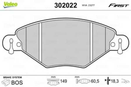 Bromsbeläggsats, Framaxel, citroën c5 i, c5 ii, c5 break i, c5 break ii, c5 skåp / kombi, 425215, 4252-15, 425248, 4252-48, 425