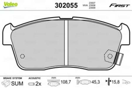 Bromsbeläggsats, Framaxel, daihatsu,subaru,suzuki, 04465-B1010, 04465-B1010-100, 04465-B1020, 04465-B1040, 04465-B1050, 04465-B