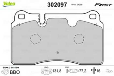 Bromsbeläggsats, Framaxel, audi,seat,vw, 7L6698151E, 7L6698151G, 7L6698151J, 7P6698151C, 7P6698151F, 8J0698151D, 8J0698151E, 8J