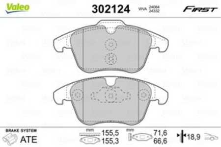 Bromsbeläggsats, Framaxel, citroën c5 iii, c5 break iii, peugeot 407, 407 coupé, 407 sw, 508 i, 508 sw i, 508 sw skåp / kombi, 