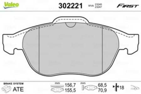 Bromsbeläggsats, Framaxel, renault laguna ii, laguna grandtour ii, scénic minibus,  minivan i, 410600032R, 410607613R, 77012065