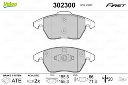 Bromsbeläggsats, Framaxel, audi a1, a1 sportback, seat ibiza iv, ibiza sc iv, ibiza st iv, vw polo v, polo van, 8X0698151