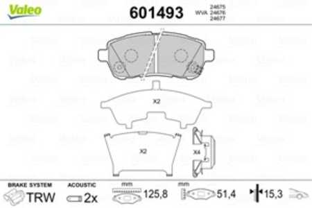 Bromsbeläggsats, Framaxel, daihatsu materia, suzuki baleno, swift iv, swift v, 04465-B1110, 04465-B1120, 4465B1110, 4465B1120, 