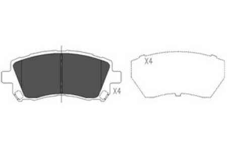 Bromsbeläggsats, Framaxel, subaru, 26233AE000, 26296AC030, 26296AC040, 26296AC041, 26296AC050, 26296AC060, 26296AC070, 26296AC2