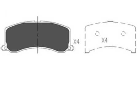 Bromsbeläggsats, Framaxel, bmw z8 roadster [e52], suzuki baleno, baleno halvkombi, baleno kombi, 34111162884, 5580060G60, 55800