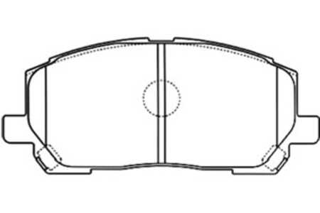 Bromsbeläggsats, Framaxel, lexus rx, toyota highlander / kluger, 0446548020, 0446548040, 0446548090