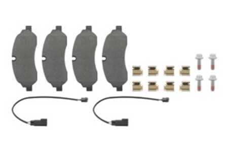 Bromsbeläggsats, Framaxel, ford, 1 763 915, 1 824 121, 1 829 400, 1 840 479, 1 842 632, 1 916 326, 2 005 987, 2 006 028, 2 162 