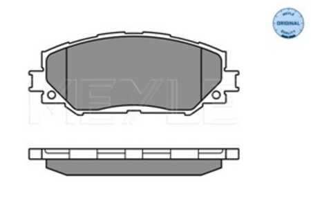 Bromsbeläggsats, Framaxel, subaru trezia, toyota auris, corolla sedan, rav 4 iii, rav 4 iv, urban cruiser, verso s, yaris, 0446