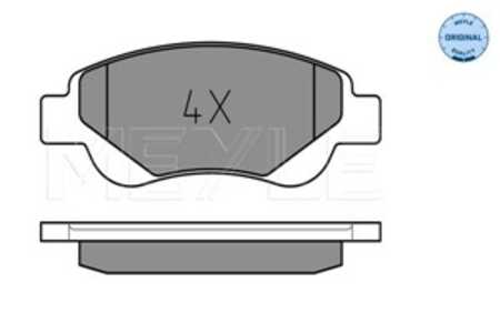 Bromsbeläggsats, Framaxel, citroën c1, c1 ii, peugeot 107, 108, toyota aygo, 04465-0H020, 04465-0H030, 04465-0H031, 04465-YZZDT