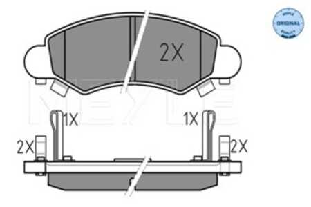 Bromsbeläggsats, Framaxel, opel,subaru,suzuki,vauxhall, 16 05 976, 47 04 578, 47 06 748, 47 06 835, 55200-83840-000, 55810-83E0