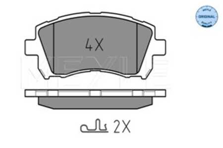 Bromsbeläggsats, Framaxel, subaru, 26296AC040, 26296AC041, 26296AC050, 26296AC060, 26296AC070, 26296AC200, 26296AE020, 26296AE0