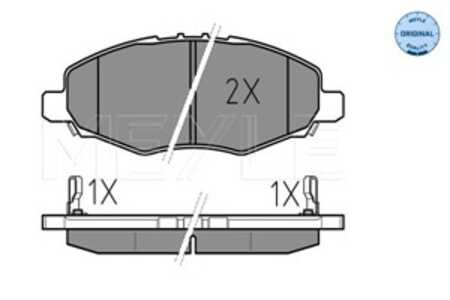 Bromsbeläggsats, Framaxel, toyota hilux pick-up vi, hilux pick-up vii, 04465-0K130, 04465-0K310, 04465YZZDU