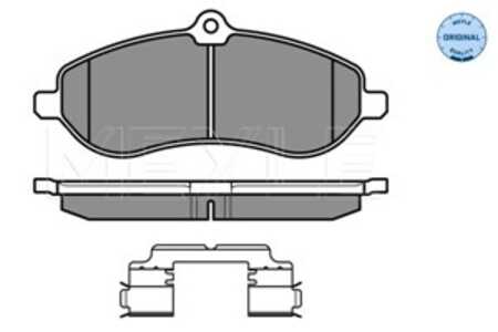 Bromsbeläggsats, Framaxel, citroën,fiat,peugeot,toyota, 16 11 839 880, 16 118 398 80, 16 17 279 580, 16 172 795 80, 16 23 160 3