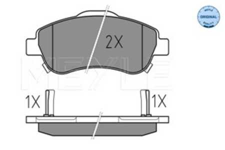 Bromsbeläggsats, Framaxel, honda cr-v ii, cr-v iii, cr-v iv, 45022-SWW-G00, 45022-SWW-G01, 45022-SWW-G02, 45022-T1E-G00