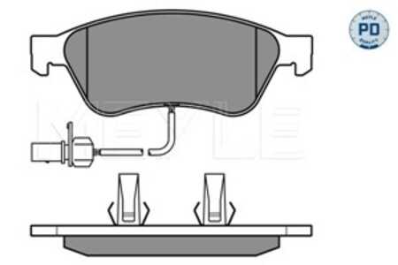 Bromsbeläggsats, Framaxel, audi a6 c6, a6 c6 avant, a8 d3, vw phaeton, 4E0 698 151 A, 4E0 698 151 B, 4E0 698 151 E, 4E0 698 151