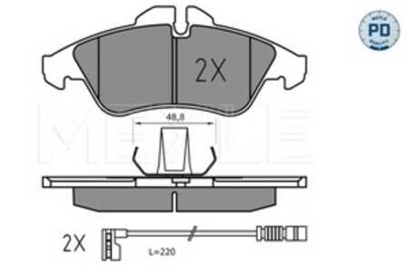 Bromsbeläggsats, Framaxel, mercedes-benz, 002 420 99 20, 004 420 55 20, 008 420 42 20, A 002 420 99 20, A 004 420 55 20, A 008 