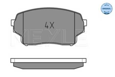 Bromsbeläggsats, Framaxel, suzuki grand vitara i, grand vitara ii, 55200-50J00, 55200-50J01, 55200-50J02, 55200-50J03