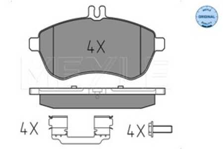 Bromsbeläggsats, Framaxel, mercedes-benz, 005 420 08 20, 005 420 15 20, 006 420 71 20, 007 420 16 20, 007 420 55 20, 007 420 92