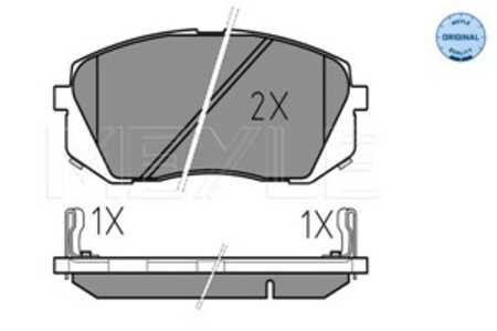 Bromsbeläggsats, Framaxel, hyundai,kia, 58101 0ZA00, 58101 1DE00, 58101 2SA51, 58101 2SA70, 58101 2YA00, 58101 2YA50, 58101 3RA