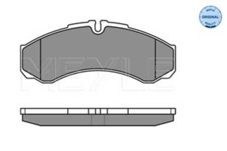 Bromsbeläggsats, Framaxel, iveco daily flak/chassi iii, daily skåp iii, 2994086, 2995631, 2996091, 2996605, 2997702, 42470835, 