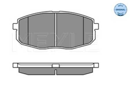 Bromsbeläggsats, Framaxel, hyundai,kia, 0K2JA 3328Z, 0K2JA 3328ZA, 58101 1HA00, 58101 1MA00, 58101 1MA01, 58101 1MA20, 58101 1M