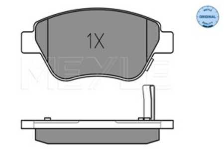 Bromsbeläggsats, Framaxel, opel adam, corsa d, corsa d skåp/halvkombi, vauxhall adam, corsa mk iii, 16 05 153, 16 05 184, 16 05