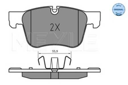 Bromsbeläggsats, Framaxel, citroën,peugeot, 16 09 898 580, 16 098 985 80, 16 12 412 380, 16 124 123 80, 16 19 791 180, 16 197 9