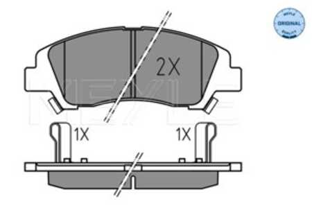 Bromsbeläggsats, Framaxel, hyundai i10 ii, i10 iii, 58101B4A00, 58101B9A30, 58101B9A35, 58101B9A70, 58101K7A00, 58101K7A70