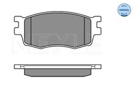 Bromsbeläggsats, Framaxel, hyundai accent iii, accent sedan iii, i20 i, ix20, kia rio ii, rio sedan ii, 58101 1GE00, 58101-1GE0