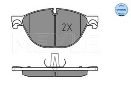 Bromsbeläggsats, Framaxel, bmw, 2 449 268, 34 11 2 449 268, 34 11 6 775 318, 34 11 6 775 322, 34 11 6 793 021, 34 11 6 851 269,