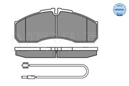 Bromsbeläggsats, Framaxel, iveco,nissan,renault trucks, 2995632, 2996532, 41060-9X129, 41060-MB225, 41060-MB625, 42536101, 4254