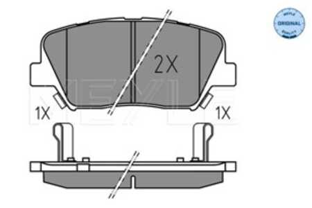 Bromsbeläggsats, Framaxel, hyundai grandeur, nexo, kia carens iv, sorento ii, 58101 1UA00, 58101 A4A11, 58101 A4A15, 58101 A4A1