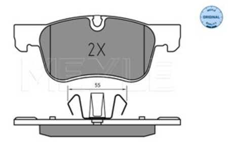 Bromsbeläggsats, Framaxel, citroën,opel,peugeot, 16 098 983 80, 16 197 910 80, 16 47 853 080, 16 478 530 80, 1647853080, 934886