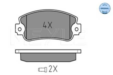 Bromsbeläggsats, Framaxel, fiat,lancia,seat, 021 165 081 B, 022 165 081 X, 5889226, 5892309, 5892310, 5892312, 5951660, 5951671