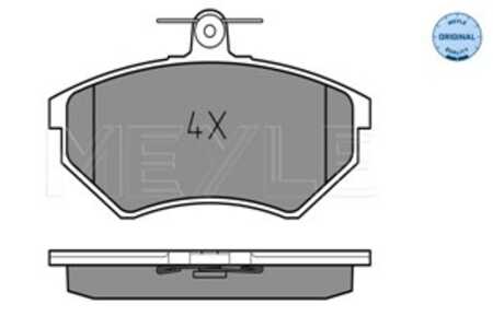 Bromsbeläggsats, Framaxel, seat,vw, 357 698 151 A, 533 698 151 A, 533 698 151