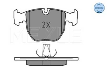 Bromsbeläggsats, Framaxel, bmw 5 [e39], 5 touring [e39], 7 [e38], x3 [e83], x5 [e53], 1 163 307, 1 165 227, 2 157 589, 2 180 41