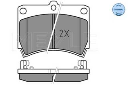 Bromsbeläggsats, Framaxel, kia,mazda, 0K30A 3328Z, B092-33-29Z, B455-33-292, B4Y5-33-29Z, B4Y6-33-23Z, B4Y6-33-23ZA, B5Y6-33 28