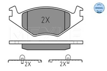 Bromsbeläggsats, Framaxel, seat,vw, 171 698 151 F, 171 698 151 G, 175 698 151, 176 698 151, 191 698 151 B, 191 698 151 C, 191 6