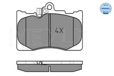 Bromsbeläggsats, Framaxel, lexus gs, is iii, rc, 04465-22340, 04465-30400, 04465-30410, 04465-30430, 04465-30440, 04465-30450, 